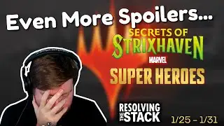 New Commanders from Strixhaven and Marvel! | Weekly MTG News Recap | Resolving The Stack | 1/25-1/31