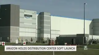 New Davenport Amazon distribution center hosts soft opening