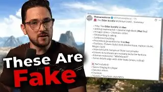 New Elder Scrolls 6 Leaks Are Absolutely Fake - Luke Reacts