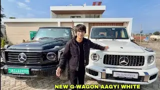New G-Wagon Aagyi 😍 White 😱 || Sourav Joshi vlogs 