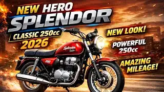 New Hero Splendor Classic 250cc 2026 – सबकी छुट्टी l माइलेज + पावर का बाप 