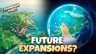 NEW!! HUGE 6.4 & 6.5 MAP LEAKS! The Moon VIEW??, Dornman Port, Hyperborea... | Genshin Impact