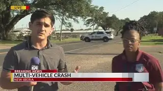 New Iberia multi-vehicle crash update