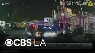 New LAPD-released video shows downtown LA shooting incident