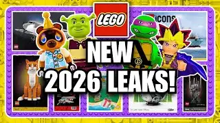 NEW LEGO LEAKS! Yu-Gi-Oh, Shrek, TMNT & MASSIVE New Sets!