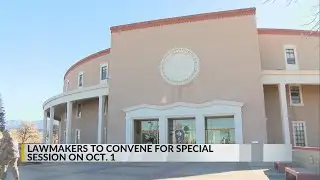 New Mexico governor announces special legislative session beginning in October