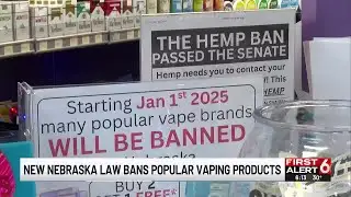 New Nebraska law bans popular vaping products