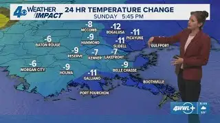 New Orleans Weather: Chilly stretch ahead with another big chill Thursday