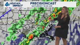 New Orleans Weather: Scattered storms Friday, isolated tornado possible north