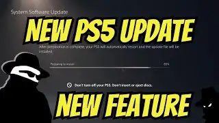 NEW PS5 Software Update TODAY! NEW Feature & Background