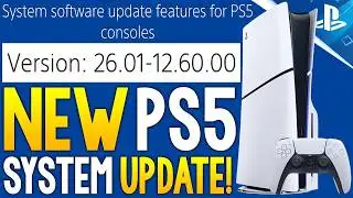 NEW PS5 System UPDATE - New FEATURE + More PlayStation News and Updates!