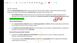 New Ramsar Sites in India ll What is Ramsar Convention?