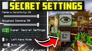 🤫 NEW *Secret Settings* in Minecraft PE | Become PRO in Minecraft | LAG FIX
