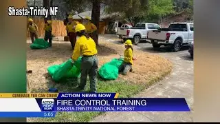 New Shasta-Trinity National Forest employees conduct fire training