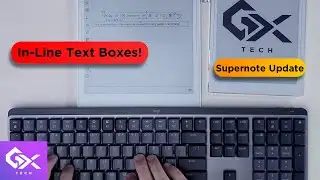 New Supernote Update Adds Text Boxes & Better Handwriting Conversion!