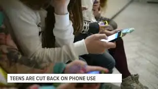 New survey finds teens cutting back on phone use