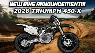NEW TRIUMPH FOR 2026! THE TF450-X HAS ARRIVED!