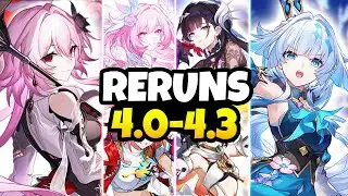 NEW UPDATE! RERUN BANNER ROADMAP FOR 4.0-4.3 | Evernight, Cerydra, Cyrene - Honkai Star Rail