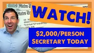 New Update Today: $2,000 Stimulus Checks Per Person Coming