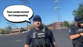 Newbie frauditor gets trespassed and arrested