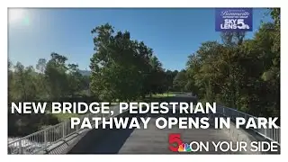 Newly rebuilt bridge, pedestrian pathway opens in Forest Park