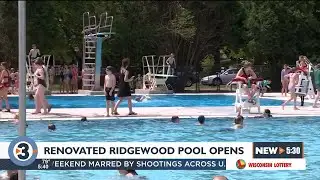 Newly renovated Ridgewood Pool opens for the summer