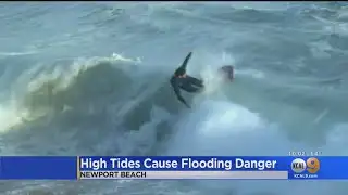 Newport Beach Braces For High Tides And Potential Flooding