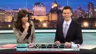 News Anchor Demonstrates How To Use a Vibrating Toothbrush