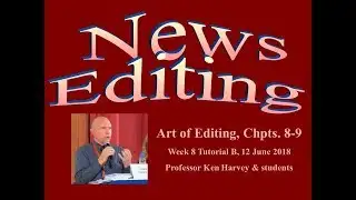 News Editing: Week 8 Tutorial B