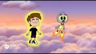 News reports Aiden and Boyd flying through the sky