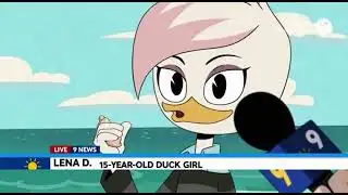 News reports Aiden and Lena finding shells at the beach