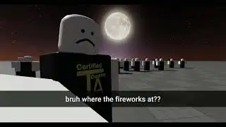 News years fireworks in item asylum