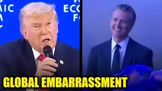 Newsom CAUGHT On Camera LAUGHING At Trump