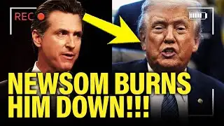 Newsom STICKS THE DAGGER in Trump after FULL SURRENDER