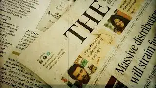 Newspaper History Slideshow in Premiere Pro | Vintage Documentary Style!