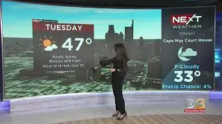 NEXT Weather: Partly sunny Tuesday
