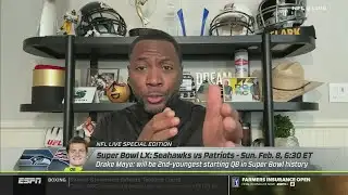 NFL LIVE | "In Drake Maye we trust" - Ryan Clark has bold statement on Patriots QB vs. Seahawks