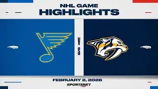 NHL Highlights | Blues vs. Predators - February 2, 2026