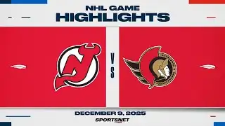 NHL Highlights | Devils vs. Senators - December 9, 2025