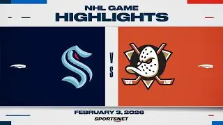 NHL Highlights | Kraken vs. Ducks - February 3, 2026