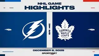 NHL Highlights | Lightning vs. Maple Leafs - December 8, 2025