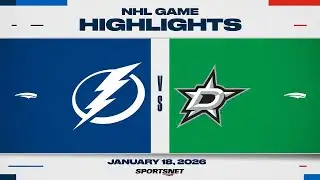 NHL Highlights | Lightning vs. Stars - January 18, 2025