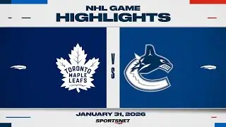 NHL Highlights | Maple Leafs vs. Canucks - January 31, 2026