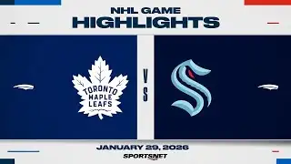NHL Highlights | Maple Leafs vs. Kraken - January 29, 2026