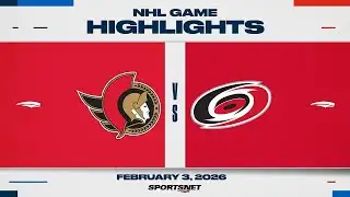 NHL Highlights | Senators vs. Hurricanes - February 3, 2026