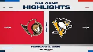 NHL Highlights | Senators vs. Penguins - February 2, 2026