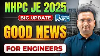 NHPC JE 2025-26 BIG Update! 📢 Good News for All Diploma Engineers 👷‍♂️ #infinityzone #gate2026 