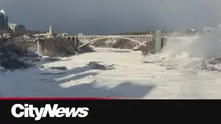 Niagara Falls dazzles as deep freeze arrives