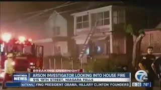 Niagara Falls house fire investigated as arson