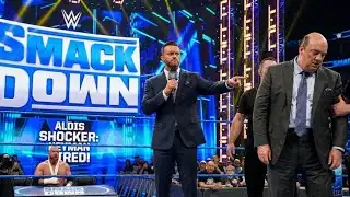 Nick Aldis Makes Shocking Announcement and Fires Paul Heyman on SmackDown After Attack on Triple H